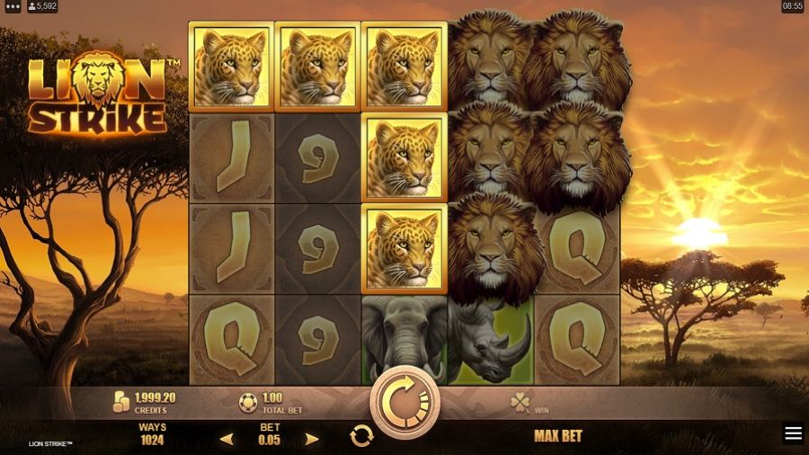 Lion Strike Bonus Eng - bwin