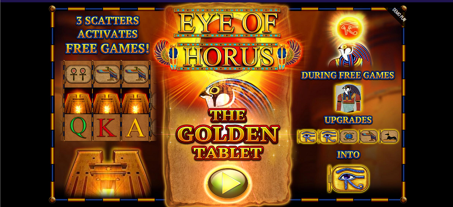 Eye Of Horus The Golden Tablet Slot - bwin
