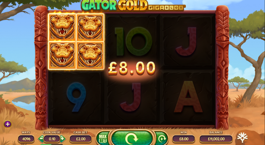 Gator Gold Gigablox Bonus - bwin