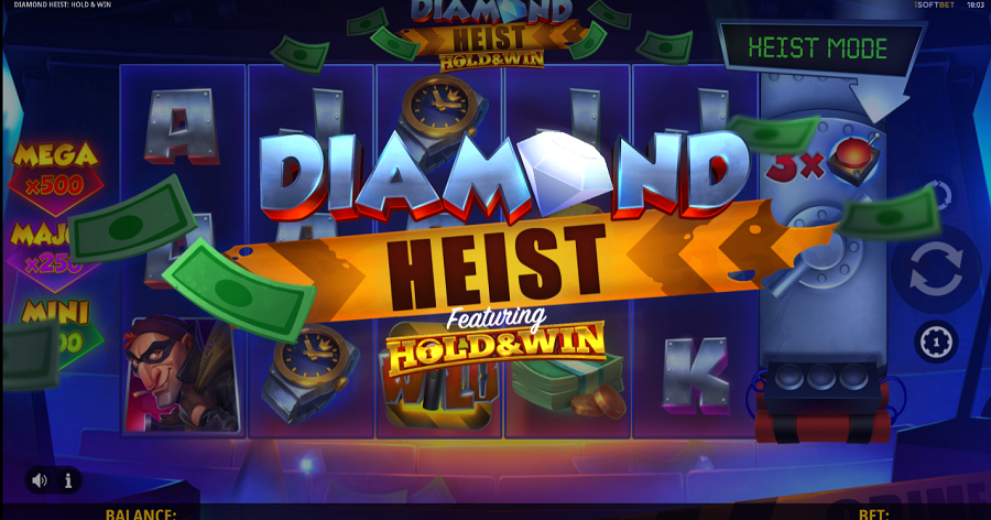 Diamond Heist Hold And Win Slot 2nd Image - bwin