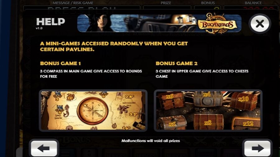 Bucaneros Bonus Minigames Eng - bwin