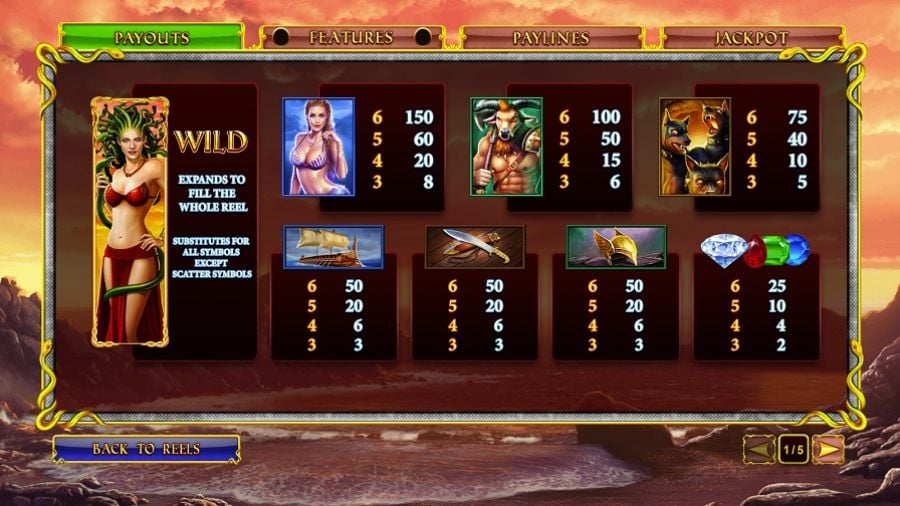 Age Of The Gods Medusa And Monsters Feature Symbols Eng - bwin
