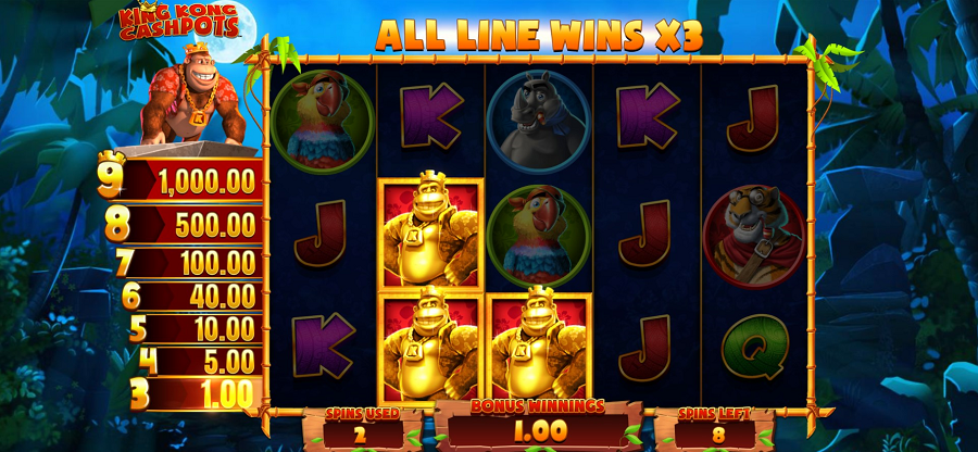 King Kong Cashpots Jackpot King Bonus - bwin