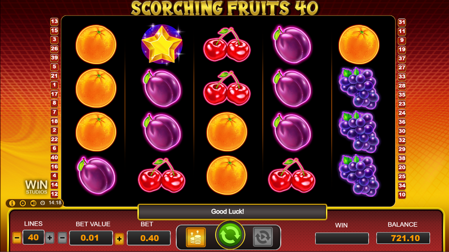 Scorching Fruits 40 Slot - bwin