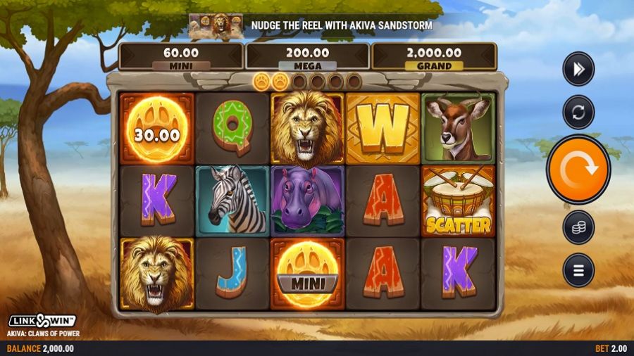 Akiva Claws Of Power Slot Eng - bwin