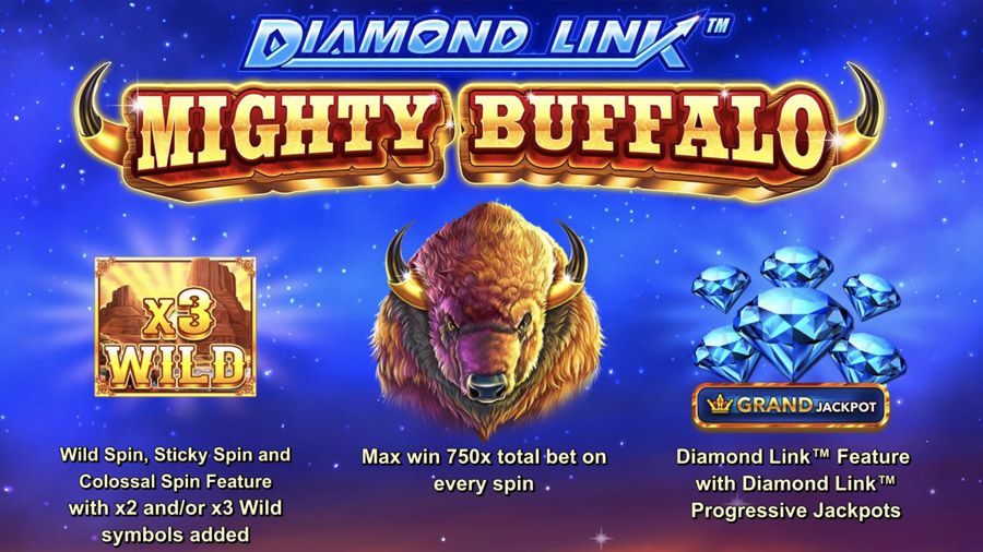 Diamond Link Mighty Buffalo Symbols - bwin