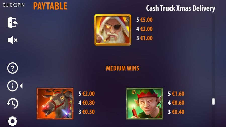 Cash Truck Xmas Delivery Feature Symbols Eng - bwin