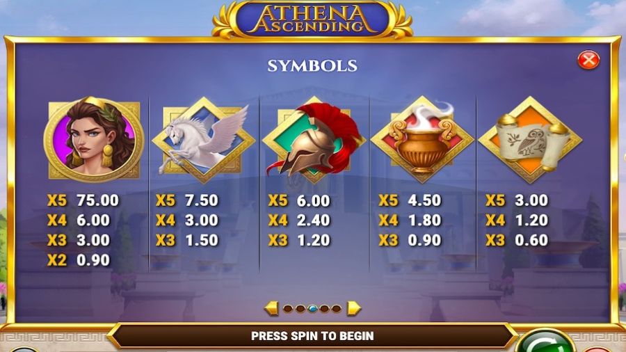 Athena Ascending Featured Symbols - bwin